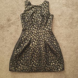 Black/Gold Dress - Cynthia Steffe - Size 4